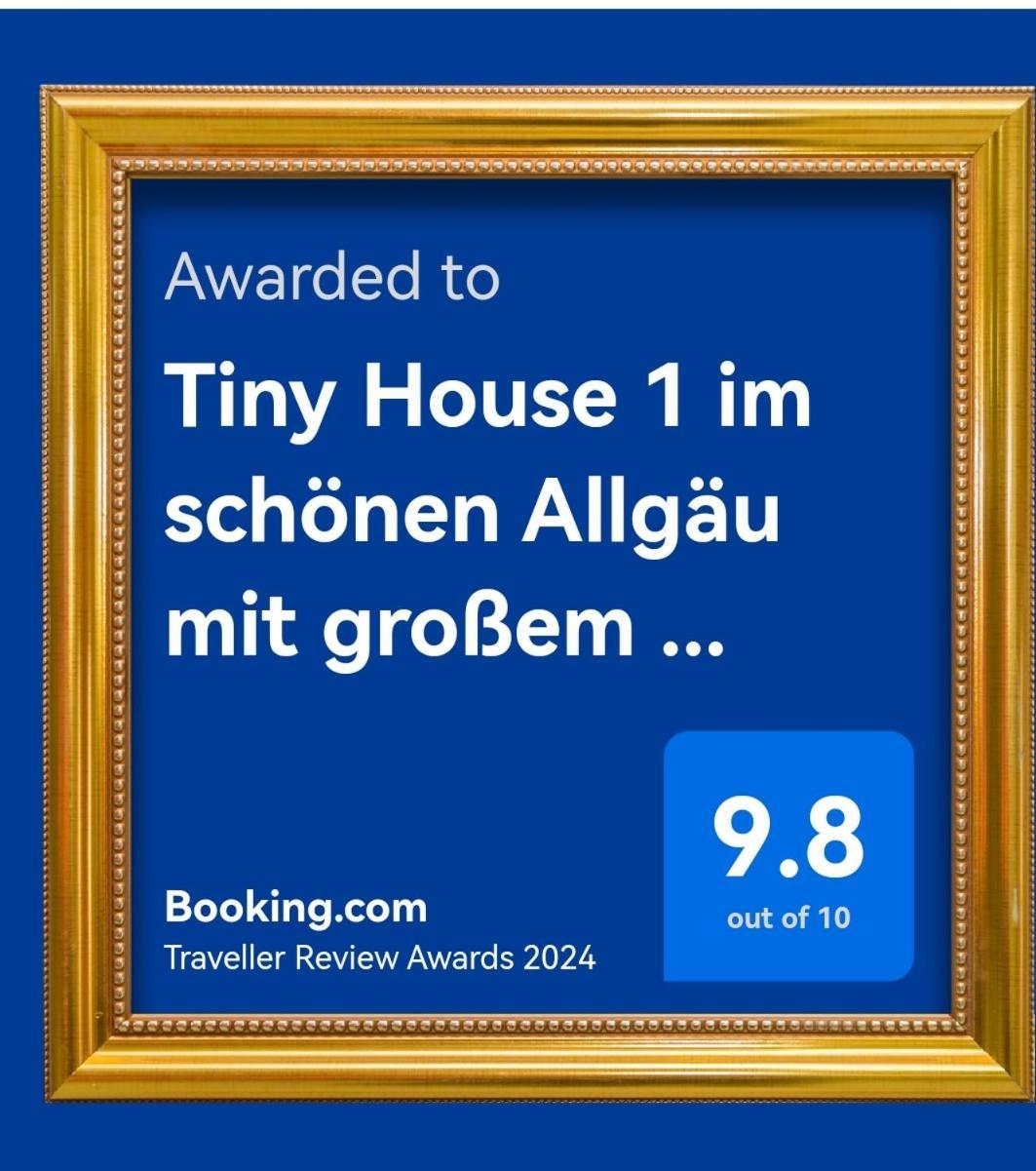 Tiny House 1 Im Schoenen Allgaeu Mit Grossem Garten, Naturnah Bad Wurzach Luaran gambar