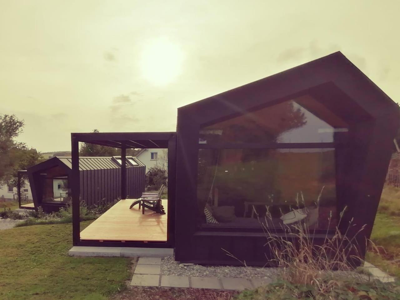 Tiny House 1 Im Schoenen Allgaeu Mit Grossem Garten, Naturnah Bad Wurzach Luaran gambar